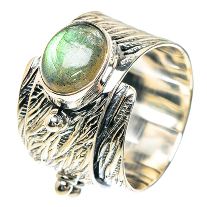 Labradorite Rings handcrafted by Ana Silver Co - RING92177 - Photo 2