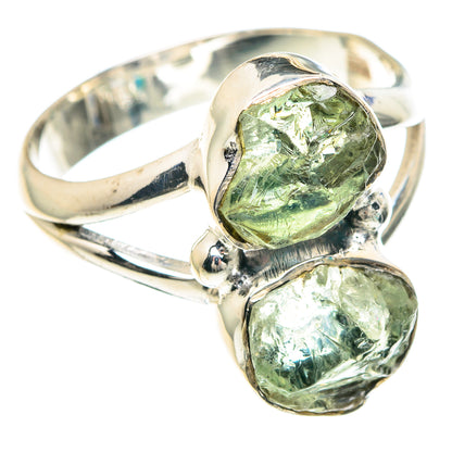 Green Amethyst Rings handcrafted by Ana Silver Co - RING92178