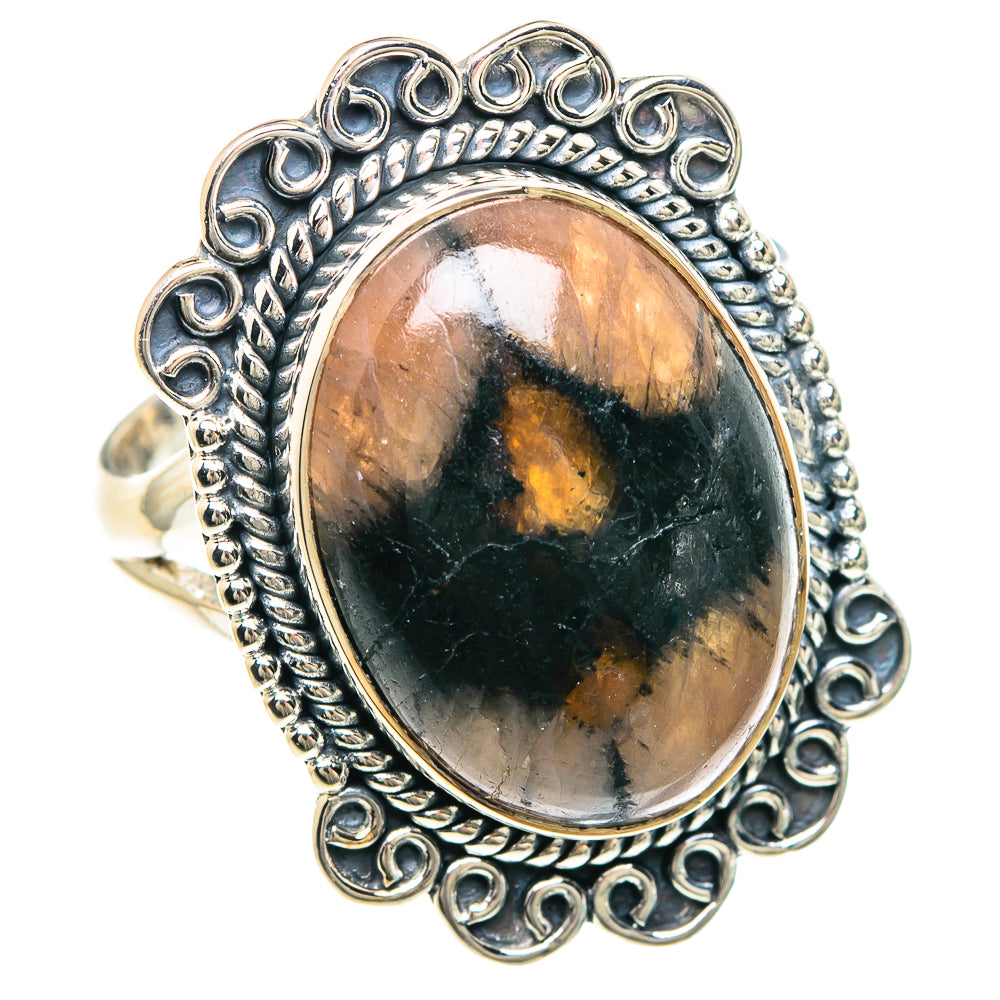 Chiastolite Rings handcrafted by Ana Silver Co - RING92180