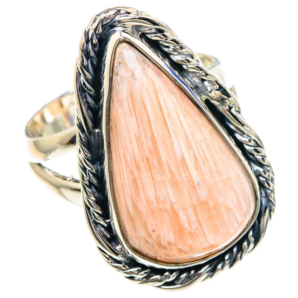 Scolecite Rings handcrafted by Ana Silver Co - RING92183