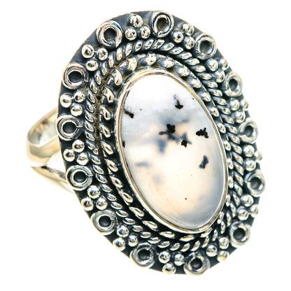 Dendritic Opal Rings handcrafted by Ana Silver Co - RING92191