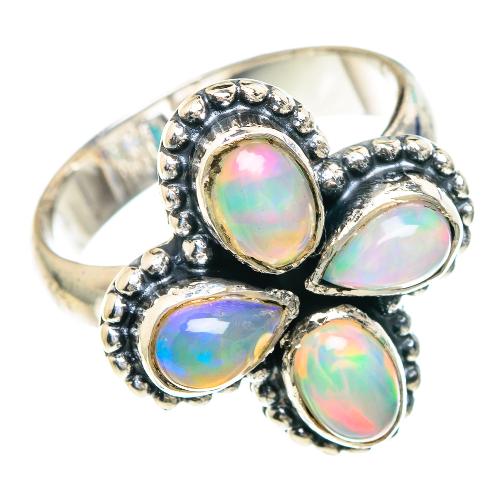 Ethiopian Opal Rings handcrafted by Ana Silver Co - RING92193
