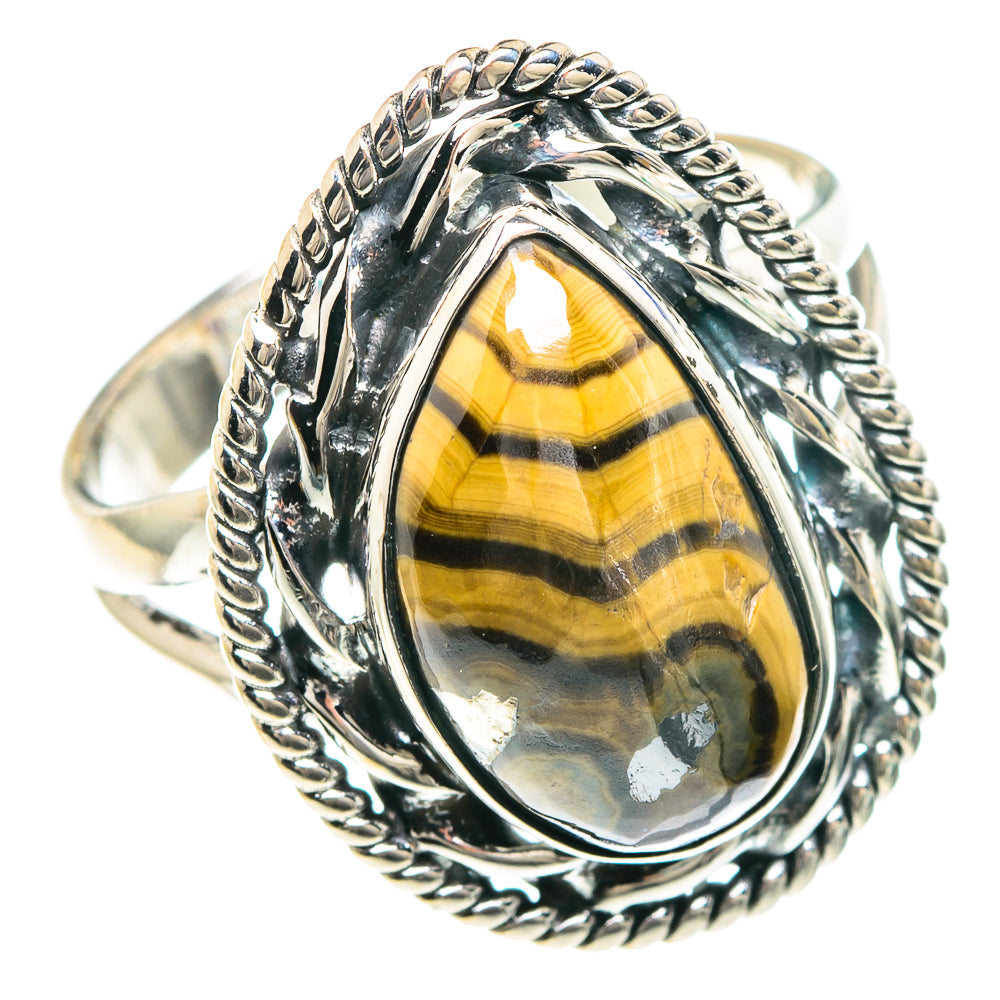 Schalenblende Rings handcrafted by Ana Silver Co - RING92202 - Photo 2