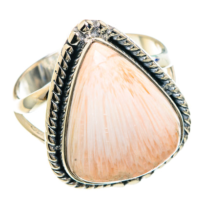 Scolecite Rings handcrafted by Ana Silver Co - RING92203
