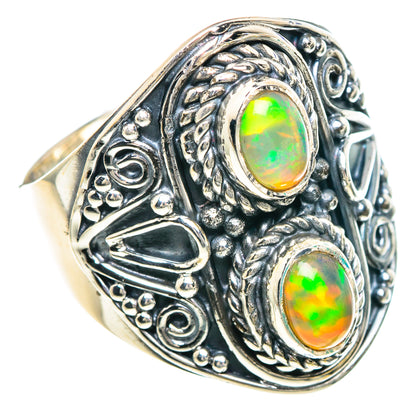 Ethiopian Opal Rings handcrafted by Ana Silver Co - RING92214