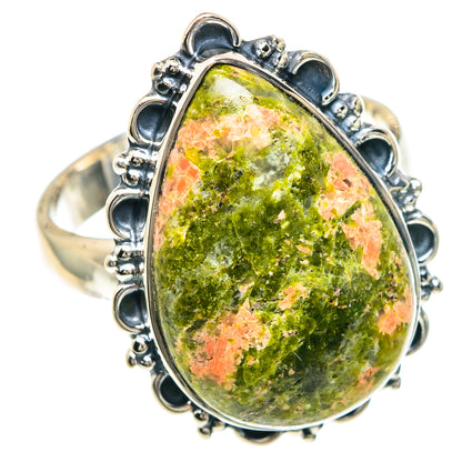 Unakite Rings handcrafted by Ana Silver Co - RING92220