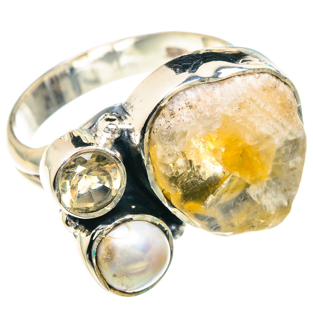 Citrine Rings handcrafted by Ana Silver Co - RING92224