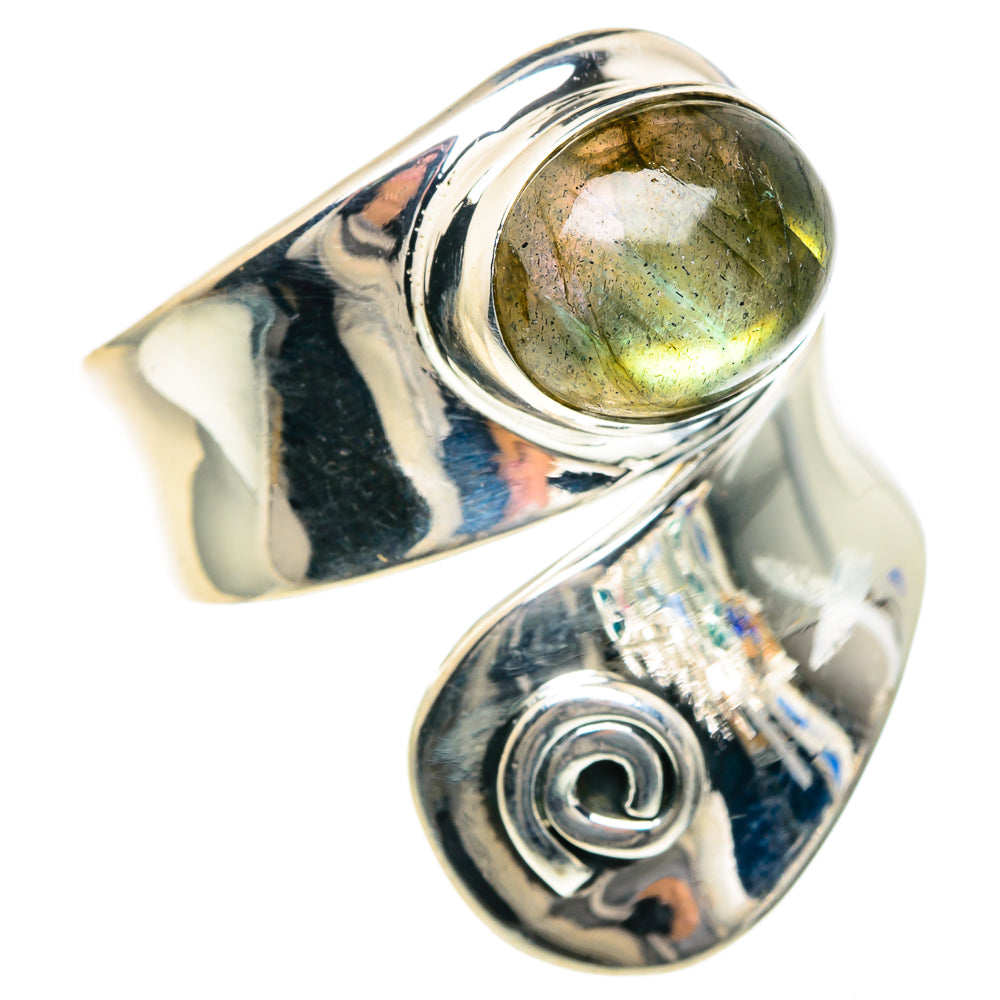 Labradorite Rings handcrafted by Ana Silver Co - RING92238