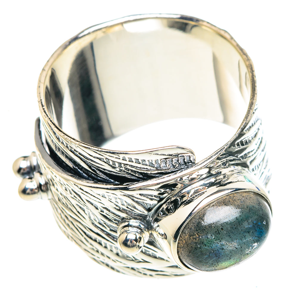 Labradorite Rings handcrafted by Ana Silver Co - RING92240 - Photo 2