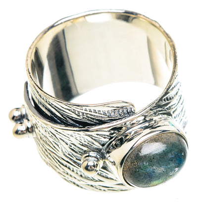 Labradorite Rings handcrafted by Ana Silver Co - RING92240 - Photo 2