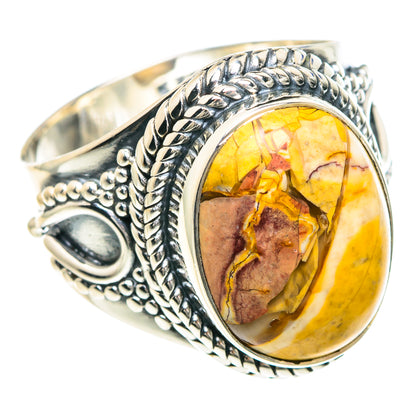 Brecciated Mookaite Rings handcrafted by Ana Silver Co - RING92243