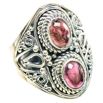 Pink Tourmaline Rings handcrafted by Ana Silver Co - RING92245