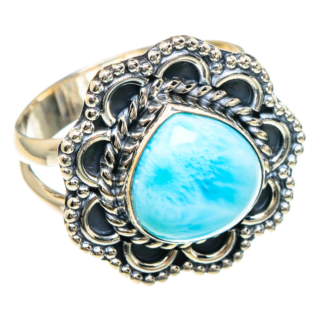 Larimar Rings handcrafted by Ana Silver Co - RING92257
