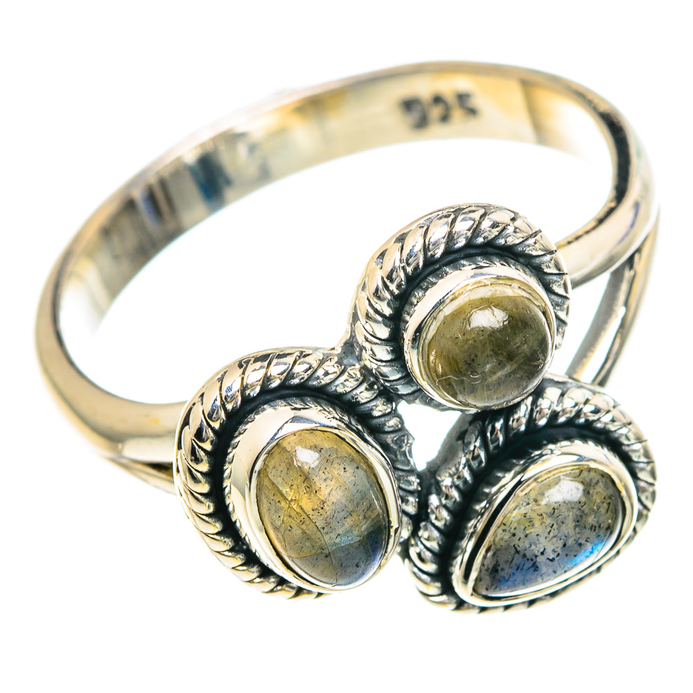 Labradorite Rings handcrafted by Ana Silver Co - RING92263