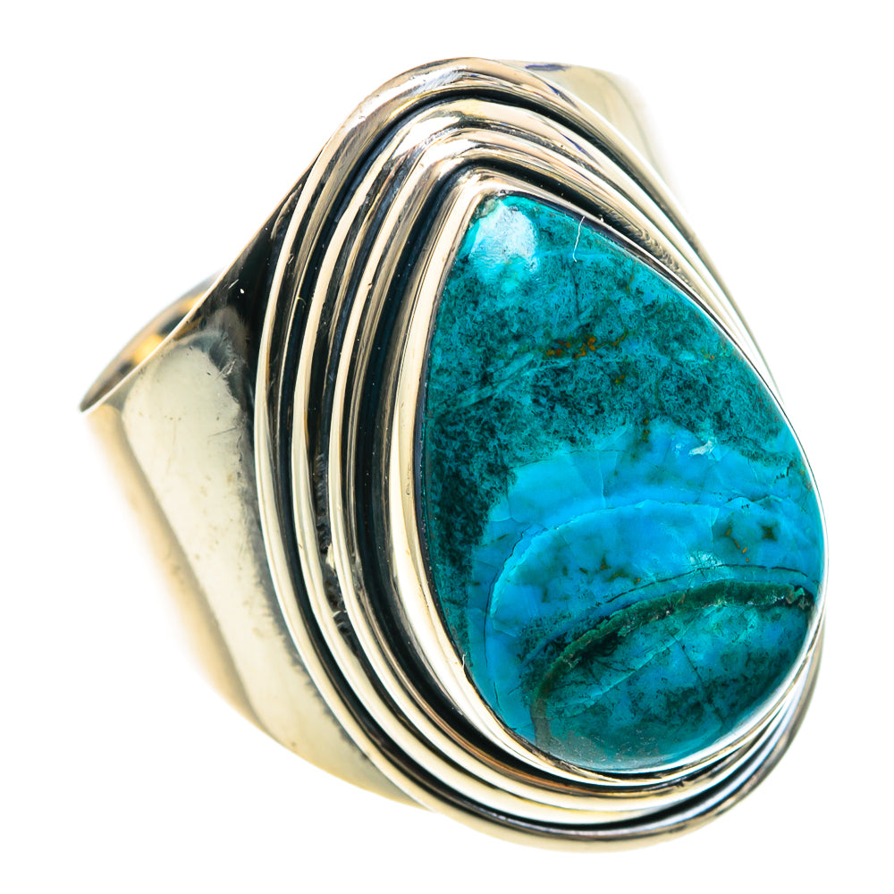 Chrysocolla Rings handcrafted by Ana Silver Co - RING92278