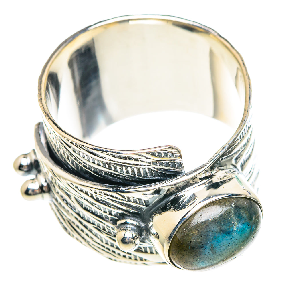 Labradorite Rings handcrafted by Ana Silver Co - RING92280