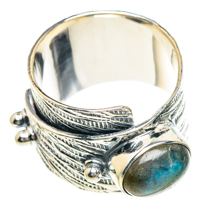 Labradorite Rings handcrafted by Ana Silver Co - RING92280