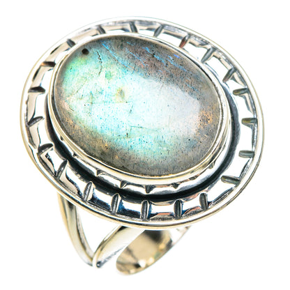 Labradorite Rings handcrafted by Ana Silver Co - RING92281