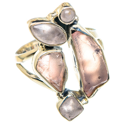 Rose Quartz Rings handcrafted by Ana Silver Co - RING92288
