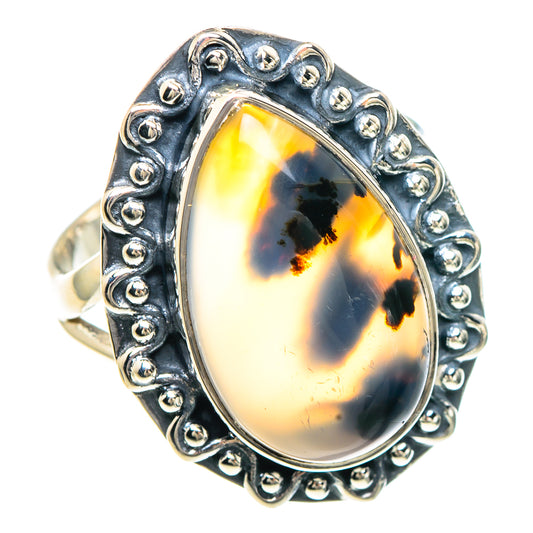 Scenic Dendritic Agate Rings handcrafted by Ana Silver Co - RING92292