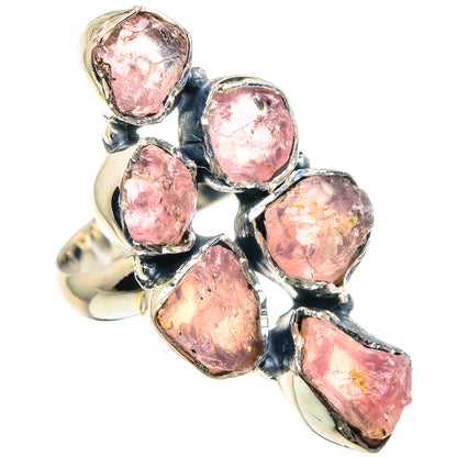 Rose Quartz Rings handcrafted by Ana Silver Co - RING92305