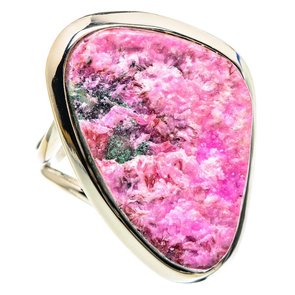 Cobalto Calcite Druzy Rings handcrafted by Ana Silver Co - RING92307