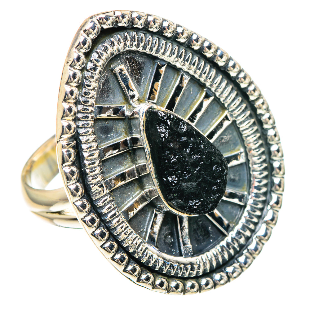 Tektite Rings handcrafted by Ana Silver Co - RING92313 - Photo 2