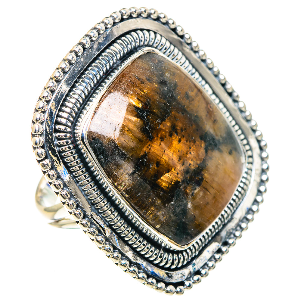 Chiastolite Rings handcrafted by Ana Silver Co - RING92337 - Photo 2