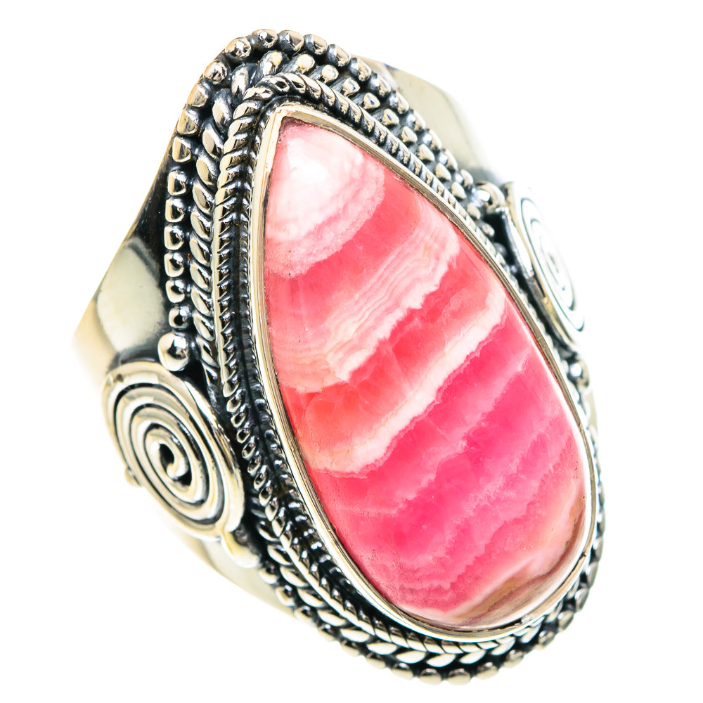 Rhodochrosite Rings handcrafted by Ana Silver Co - RING92341