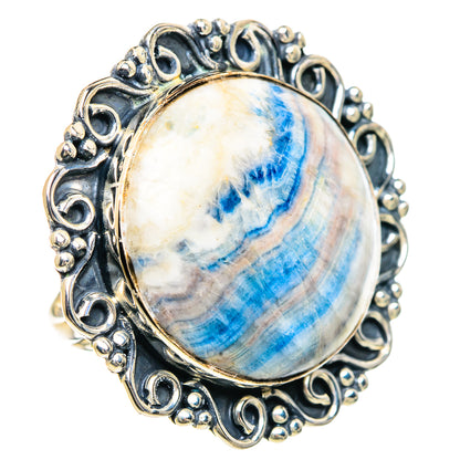 Blue Scheelite Rings handcrafted by Ana Silver Co - RING92353