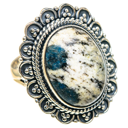 K2 Blue Azurite Rings handcrafted by Ana Silver Co - RING92354 - Photo 2