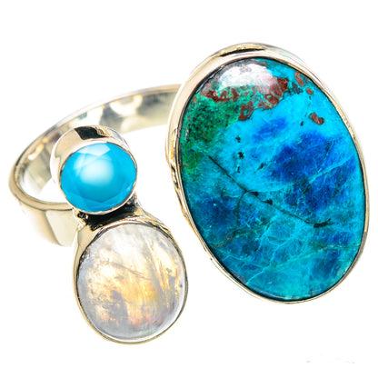 Chrysocolla Rings handcrafted by Ana Silver Co - RING92355