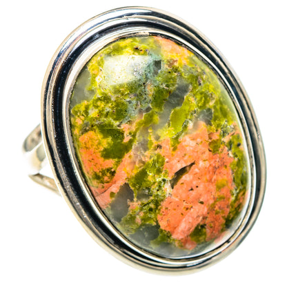 Unakite Rings handcrafted by Ana Silver Co - RING92359