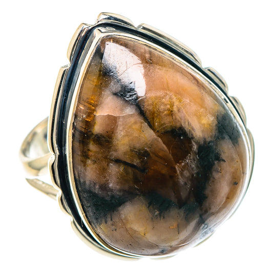 Chiastolite Rings handcrafted by Ana Silver Co - RING92366