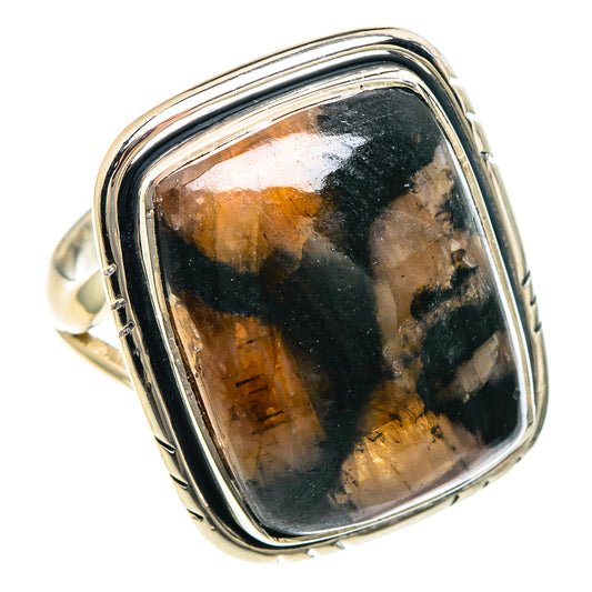 Chiastolite Rings handcrafted by Ana Silver Co - RING92367