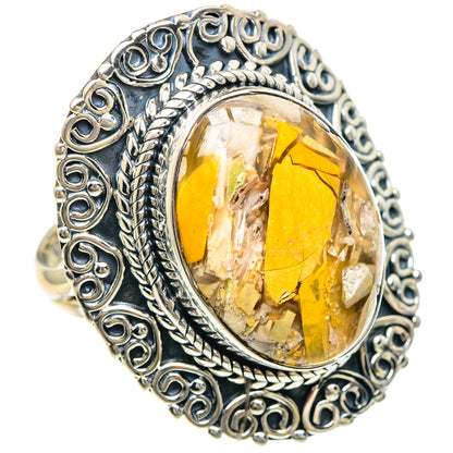 Brecciated Mookaite Rings handcrafted by Ana Silver Co - RING92371 - Photo 2