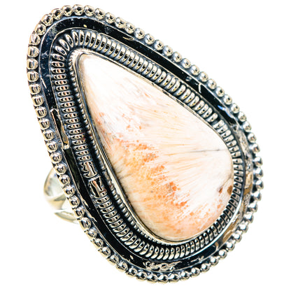 Scolecite Rings handcrafted by Ana Silver Co - RING92372