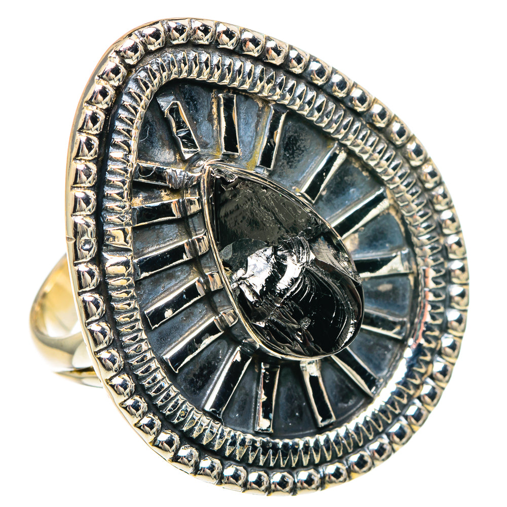 Shungite Rings handcrafted by Ana Silver Co - RING92378 - Photo 2