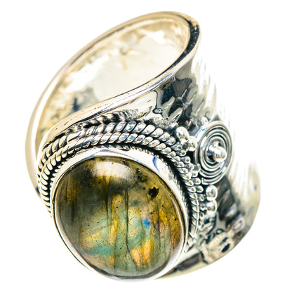 Labradorite Rings handcrafted by Ana Silver Co - RING92391