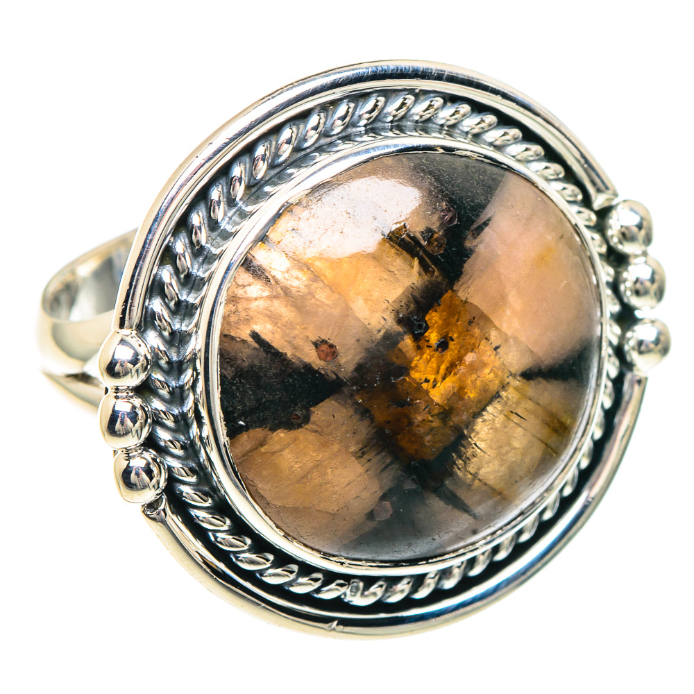 Chiastolite Rings handcrafted by Ana Silver Co - RING92400