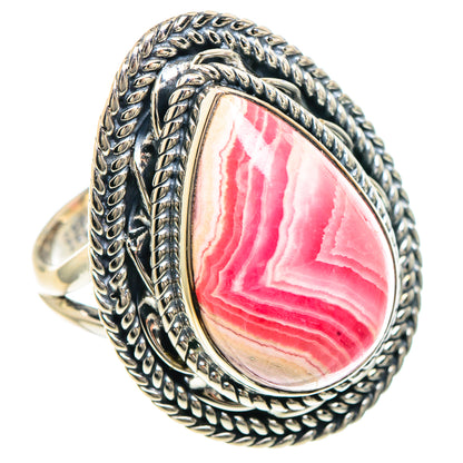 Rhodochrosite Rings handcrafted by Ana Silver Co - RING92406