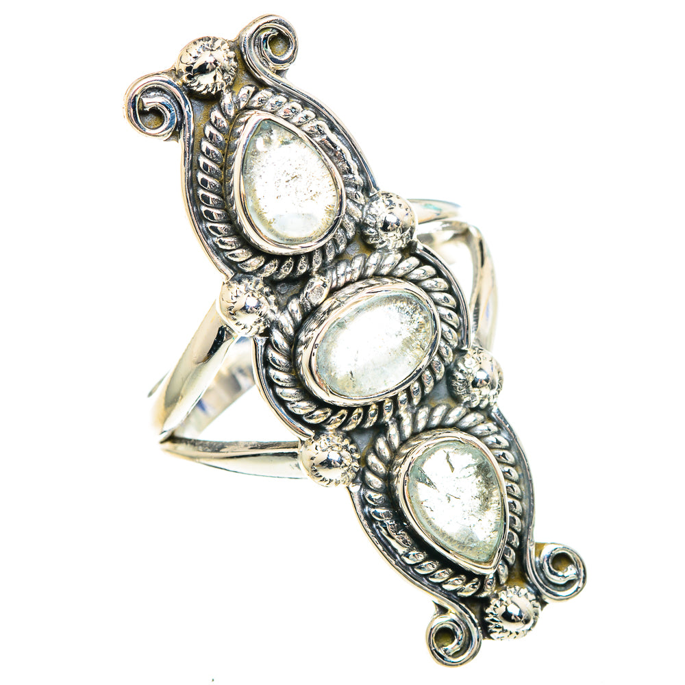 Aquamarine Rings handcrafted by Ana Silver Co - RING92416