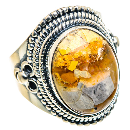 Brecciated Mookaite Rings handcrafted by Ana Silver Co - RING92432