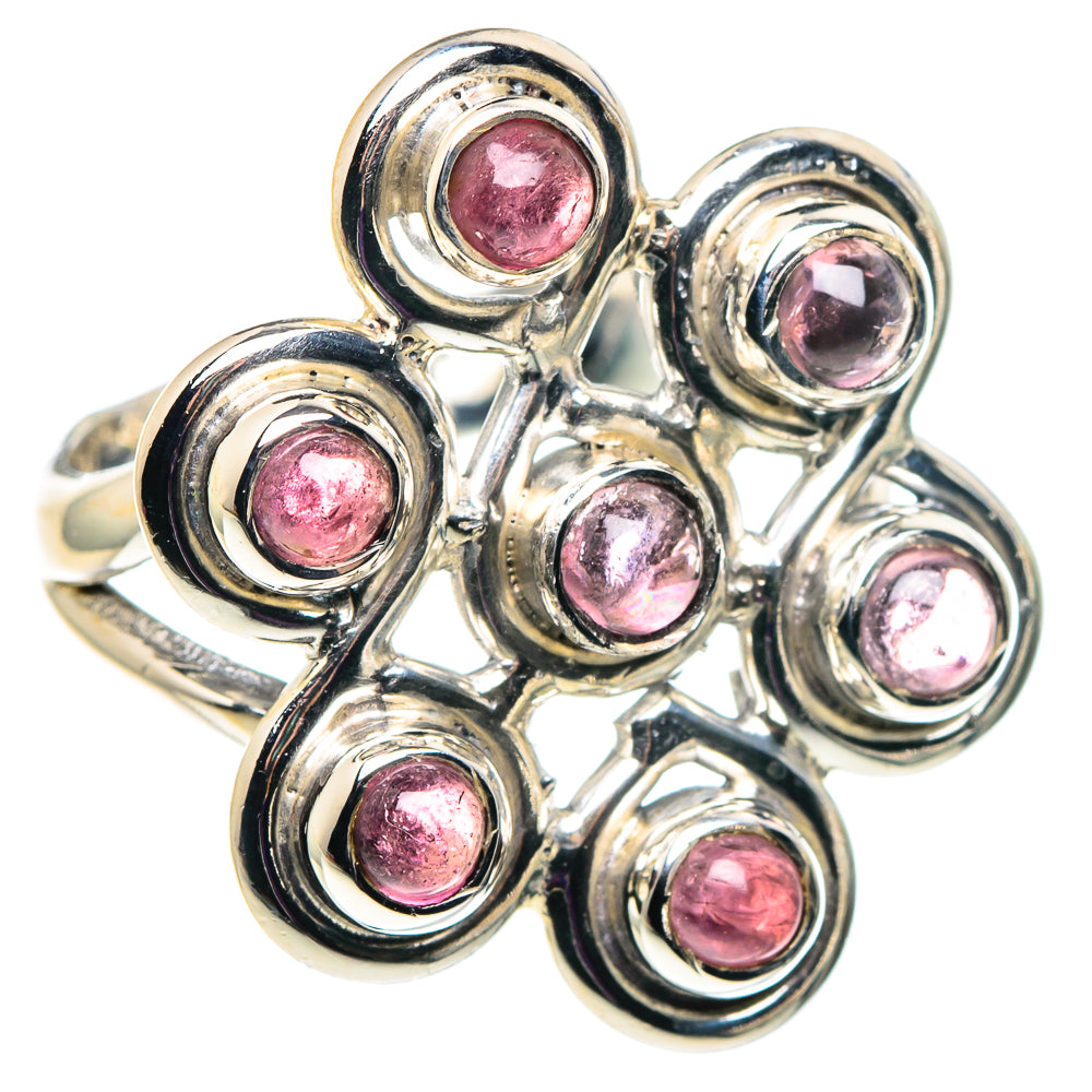 Pink Tourmaline Rings handcrafted by Ana Silver Co - RING92433