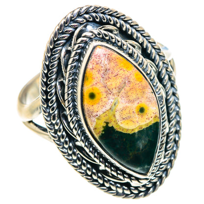 Ocean Jasper Rings handcrafted by Ana Silver Co - RING92444
