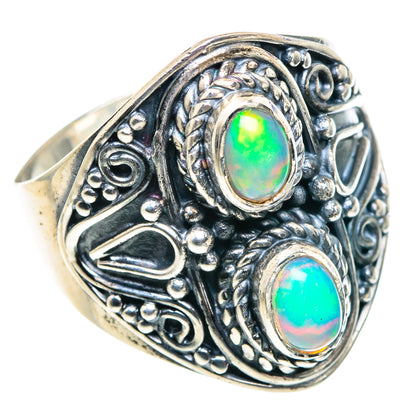 Ethiopian Opal Rings handcrafted by Ana Silver Co - RING92445