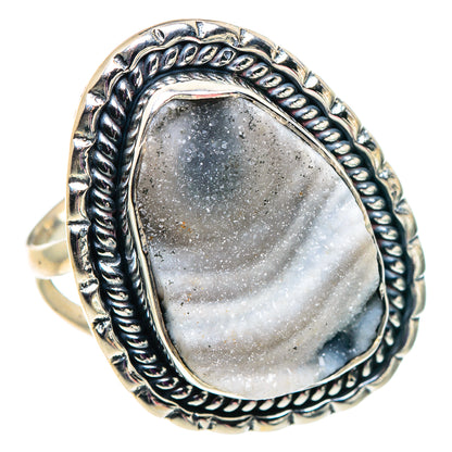 Desert Druzy Rings handcrafted by Ana Silver Co - RING92448