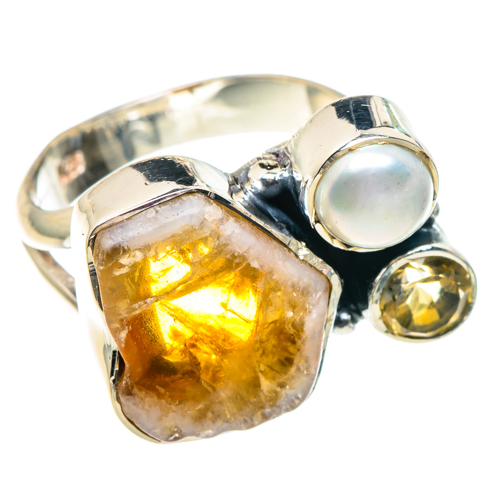Citrine Rings handcrafted by Ana Silver Co - RING92457
