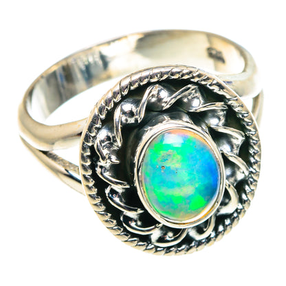 Ethiopian Opal Rings handcrafted by Ana Silver Co - RING92468