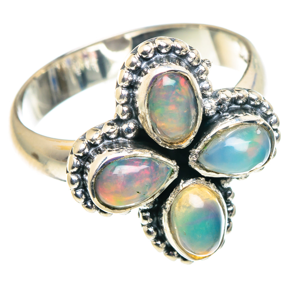 Ethiopian Opal Rings handcrafted by Ana Silver Co - RING92469